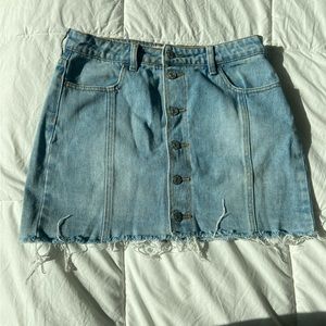 Pacsun Jean skirt with buttons | Size 26